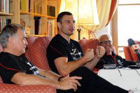 Vitaliy Klichko and Fritz Zdunek