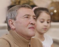 Леонід Черновецький з внучкою Аліною