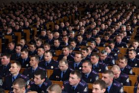 Divisional police inspectors of Ukraine western regions