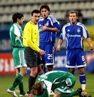 Artyom Milevskiy, Aleksandr Aliev and Konstantin Yaroshenko