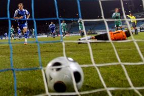 A ball is in collars