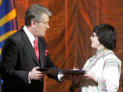 Viktor Yushchenko and Larisa Kadyrova
