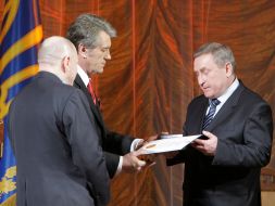 Viktor Yushchenko congratulates the laureate of the National bonus of the name Taras Shevchenko