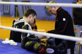 Vitaliy Klichko and Fritz Zdunek