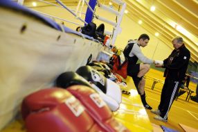 Vitaliy Klichko and Fritz Zdunek