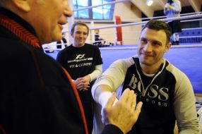 Vitaliy Klichko and Fritz Zdunek