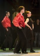 Участники танцевального коллектива ”Шамрок”