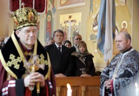 Viktor Yushchenko and Yekaterina Yushchenko