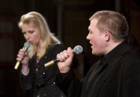 Ольга Воробйова та Олександр Довнар