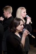 Татьяна Дробышева, Ольга Воробьева и Алексей Бурделев