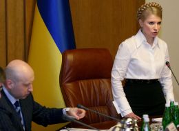 Yuliya Timoshenko and Aleksandr Turchinov