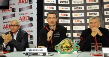 Bernd Bente, Vitaliy Klichko and Fritz Zdunek