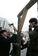 Монтирование виселицы