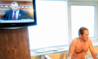 Kiev’s mayor utters short declaration for a press