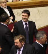 Vyacheslav Kirilenko, Oksana Bilozir and Aleksandr Omelchenko