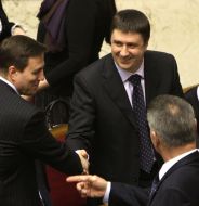 Nikolay Katerinchuk, Aleksandr Omelchenko and Vyacheslav Kirilenko