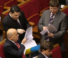 Gennadiy Moskal, Kirill Kulikov and Oles Doniy