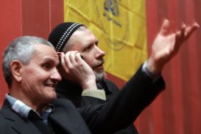 Участники празднования рождения Пророка Мухаммада