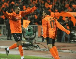 Luiz Adriano and Fernandinho