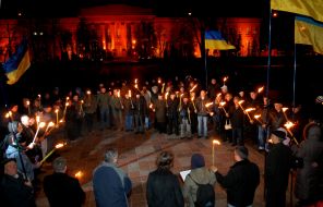 Participants of National Shevchenko prize laureates awarding