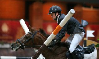 Participant of equestrian tournament of Cup ”NIKO”