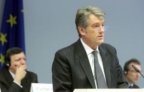 Viktor Yushchenko and Jose Manuel Barrosu