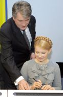 Viktor Yushchenko and Yuliya Timoshenko