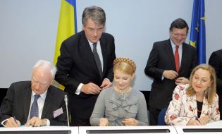 Signing of joint declaration of Ukraine and European Union