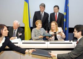 Signing of joint declaration of Ukraine and European Union