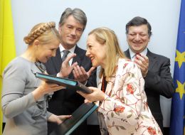 Signing of joint declaration of Ukraine and European Union