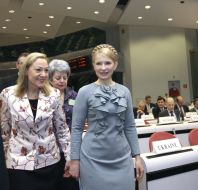 Yuliya Timoshenko and Benita Ferrero-Waldner