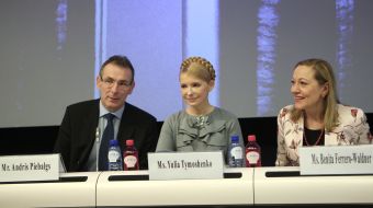 Yuliya Timoshenko and Benita Ferrero-Waldner