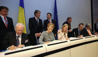 Signing of joint declaration of Ukraine and European Union