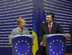 Yuliya Timoshenko and Jose Manuel Barrosu