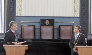 Viktor Yushchenko and Pavel Bеm