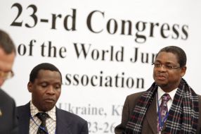 Участники ХХІІІ Конгресса Всемирной ассоциации юристов