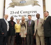 Участники ХХІІІ Конгресса Всемирной ассоциации юристов