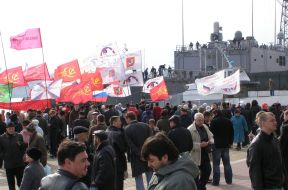 The mass-meeting participants