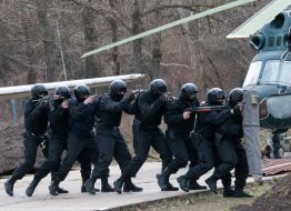 Бійці спецпідрозділів «Беркут» та «Грифон»