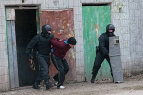 Бійці спецпідрозділів «Беркут» та «Грифон»
