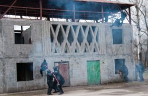 Бійці спецпідрозділів «Беркут» та «Грифон»