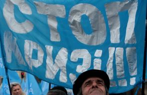 Participant of action «Say to the crisis - feet!»