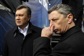 Viktor Yanukovich and Yury Boyko