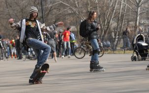 Participants of roller-season-2009 opening