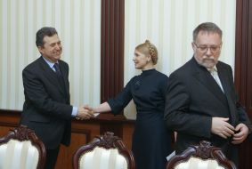 Pietro Giovanni Donnici, Yuliya Timoshenko and Yaroslav Bashta