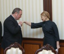 Yuliya Timoshenko and Jacques Faure