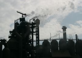 Illich metallurgical industrial complex in Mariupol