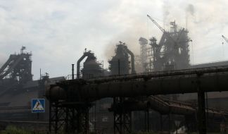 Illich metallurgical industrial complex in Mariupol