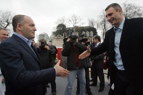 Vitaly Klichko and Viktor Pinchuk