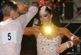 Open IDSF on sporting ballrooms dances international rating tournament participants